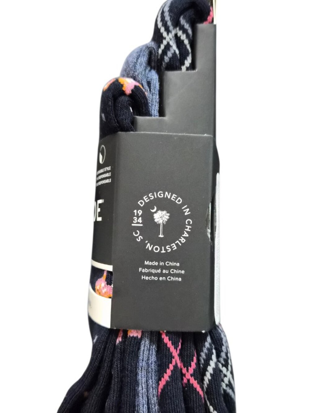 9 Pair Goldtoe Men's Casual Crew Socks Size 6-12.5 Argyle, Flamingos, Lobster - Picture 11 of 11